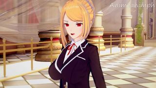 FUCKING ANGELICA RAPHA REDGRAVE FROM THE WORLD OF OTOME GAME IS THOUGH FOR MOBS - Asian Cartoon Cartoon
