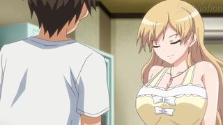 Hentai Asian Cartoon Eroge Horny Blonde Maid Gives a Sloppy Bj and Let You Sperm Between her Boobs