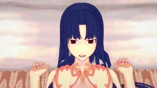 (SELF PERSPECTIVE) IMAI NOBUME SURRENDERS HER HOT BODY TO YOU ANIME GINTAMA