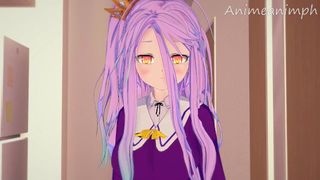 NO GAME NO LIFE SHIRO CARTOON