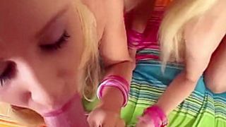 Lil Lexy Swallowing and Fucking Hard Core Lezbian