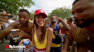 Fucking at Street Parade and 2 Fans Caught and Recorded us - MySweetApple