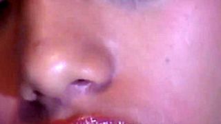 Tiny hispanic showering solo