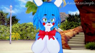 Fucking Bonnie from 5 Nights at Freddy's - Furry Anime 3d