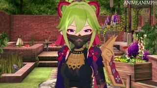 GENSHIN IMPACT KUKI SHINOBU CARTOON 3D