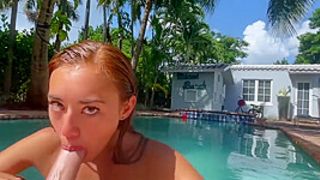 Brandi Braids In Licks And Rides Her Miamibeach Poolboy