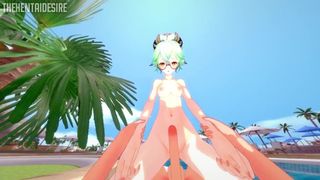 SLUTTY SUCROSE MOUNTS YOUR SCHLONG ANIME GENSHIN IMPACT