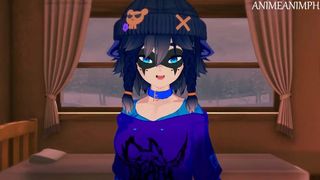 Fucking the Vtuber in her New Outfit Until Cream-Pie - Asian Cartoon Anime 3d