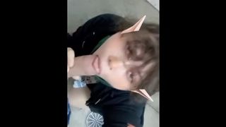 tiny elf bitch blows and rides in public snapchat
