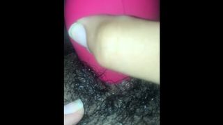 Watch me play w my hairy vagina