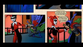 Let's Read Harley Tricks Batman Rides Harley & Batgirl - Parody Comic
