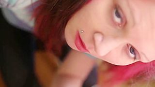 Pinkhair Sweetie Does Hand-Job And Footjob In Socks