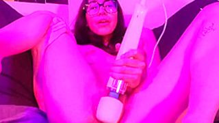 Jules Has Multiple Orgasms Using Magic Wand And Xenomorph Dildo Gets Too Overstimulated!