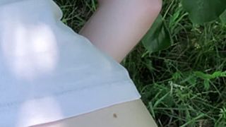 Pretty Chick Gave Spunk In Vagina Outdoors Point Of View - 4k