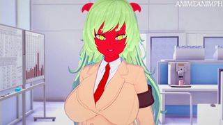 Fucking Scanty Daemon from Panty and Stocking with Garterbelt Until Cream Pie - Hentai Anime 3d