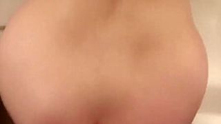 Fucking My Russian Wifey In The Bathroom. Spunk On Face And Blowjob