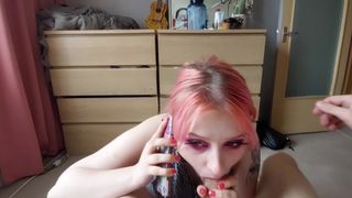 "Hey, can I lick your penis?" CHEATING WHILE ON PHONE WITH BF. JuicyJuus