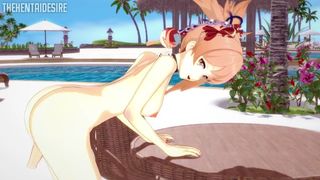 SLEAZY YOIMIYA GETS WHAT SHE DESERVES CARTOON GENSHIN IMPACT