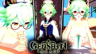 SUCROSE CARTOON GENSHIN IMPACT