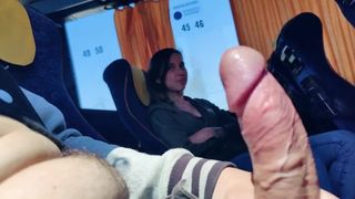 Stranger teeny lick penis in bus