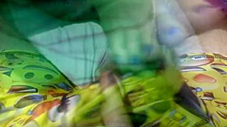 Footjob Made Him Spunk In His Pants Jizz Through Underwear Footjob