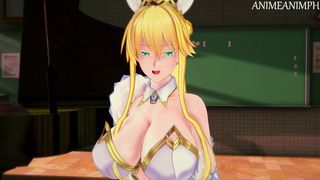 Artoria Pendragon Gives her Fat Thighs for You to Play With - Asian Cartoon Asian Cartoon 3d Uncensored