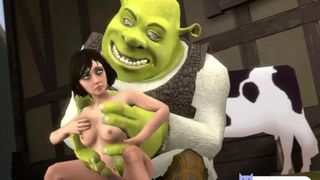 Shrek Cheats on Fiona with Elizabeth from Bioshock!