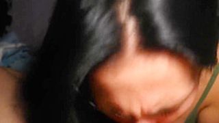 Dirty Gf Makes Him Spunk While He Was Watching Tv / Oral Cream-Pie / Spunk Swallow / 4k