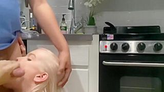 Model Enjoys To Choke Swallow Deep Throat & Lick Huge Rod Than Gets Tiny Pink Cunt F’d