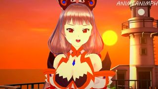 XENOBLADE CHRONICLES two NIA CARTOON 3D UNCENSORED