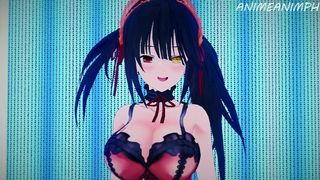Fucking Kurumi Tokisaki from Date a Live Until Cream Pie - Cartoon Cartoon 3d Uncensored