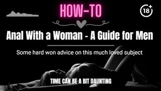 [HOW-TO] Ass-Sex With a Woman - A Guide for Guys