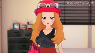 POKEMON TRAINER SERENA ANIME 3D UNCENSORED