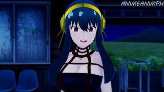 Meeting Yor Forger During her Secretly Watching Mission and Fucking Her Until Cream Pie - Spy x Family Cartoon 3d