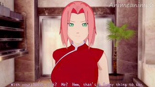 Fucking Sakura Haruno from Naruto Shippuden Until Cream Pie - Asian Cartoon Asian Cartoon 3d Uncensored