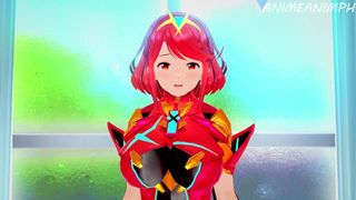 XENOBLADE CHRONICLES two PYRA ASIAN CARTOON 3D UNCENSORED