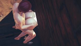 Genshin Impact Cartoon Lumine hardsex