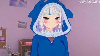 VTUBER GAWR GURA HENTAI CARTOON 3D UNCENSORED