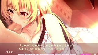 【H GAME】金髪巨乳美女のイマラチオ♡フルボイス エロアニメ/エロゲーム実況