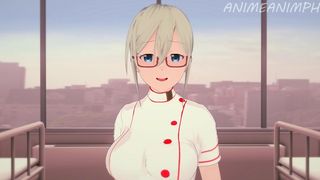 Fucking Eléonore Bonnefoi from Parallel World Pharmacy Until Cream Pie - Asian Cartoon Anime 3d Uncensored