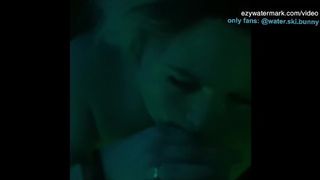 home-made college girl with massive titties gives foreign exchange student sloppy head