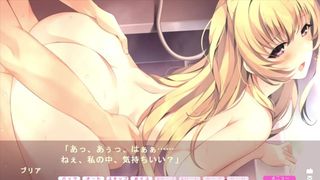 【H GAME】金髪巨乳美女のバック中出し♡フルボイス エロアニメ/エロゲーム実況