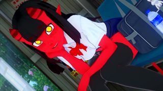 Meru the Succubus Enters Your Room to Fuck with You All Day - Hentai Anime 3d Set Of
