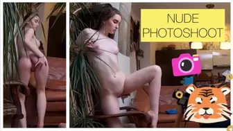 BTS - booty the scenes - Nude Photoshoot with Adele Hotness Part two