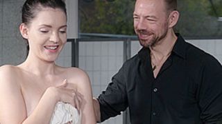 Horny Fit Youngster Anie Darling Takes Dad's Friend Stiff Dong GP2214 - PornWorld