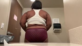BIG BODIED WOMAN Panty Try On