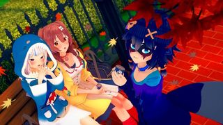 Fucking Many Popular Vtuber Skanks with Many Creampies (Gawr Gura, Snuffy, Inugami Korone)