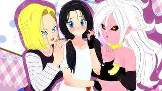 DRAGON BALL SUPER HENTAI CARTOON 3D COMPILATIONS (Videl, Android 18, Android 21)