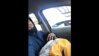 Wife blowing my prick in mall parking lot