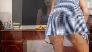 Bonnie "You're Very Unprofessional" - UpskirtJerk